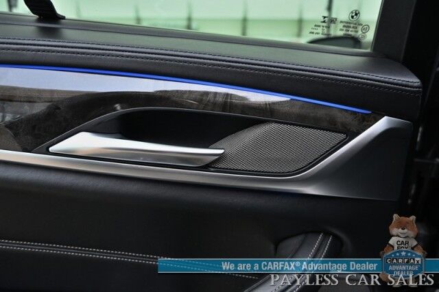 2018 BMW 5 Series M550i / AWD / AutoStart / Executive & Cold Weather Pkg / Heated & Cooled Leather Seats / Heated Steering / Sunroof / NAV / HUD / Harman Kardon Speakers / 22 Inch Blaque Diamond Wheels / Second Set of Rims & Tires Anchorage AK