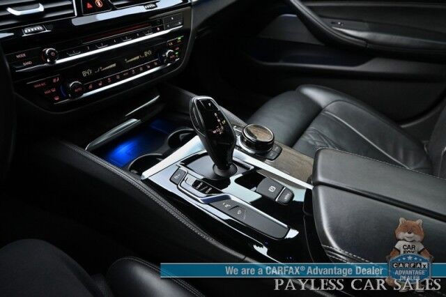 2018 BMW 5 Series M550i / AWD / AutoStart / Executive & Cold Weather Pkg / Heated & Cooled Leather Seats / Heated Steering / Sunroof / NAV / HUD / Harman Kardon Speakers / 22 Inch Blaque Diamond Wheels / Second Set of Rims & Tires Anchorage AK
