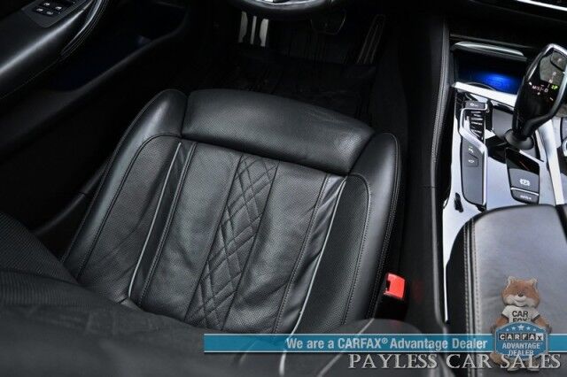 2018 BMW 5 Series M550i / AWD / AutoStart / Executive & Cold Weather Pkg / Heated & Cooled Leather Seats / Heated Steering / Sunroof / NAV / HUD / Harman Kardon Speakers / 22 Inch Blaque Diamond Wheels / Second Set of Rims & Tires Anchorage AK
