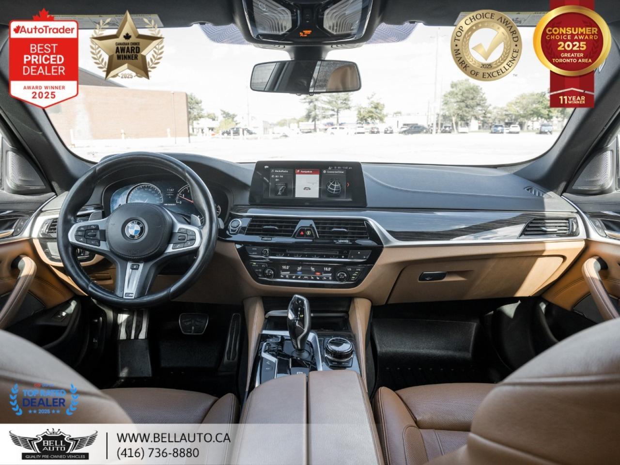 2018 BMW 5 Series M550i xDrive | M-SPORTPKG | HUD | SUNROOF | B.CAM | WDTRIM | NOACCIDENT Toronto ON