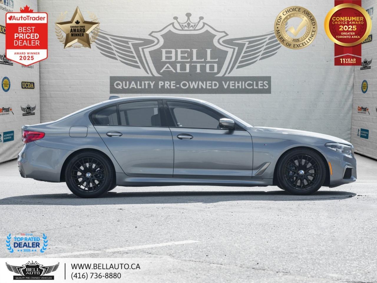 2018 BMW 5 Series M550i xDrive | M-SPORTPKG | HUD | SUNROOF | B.CAM | WDTRIM | NOACCIDENT Toronto ON