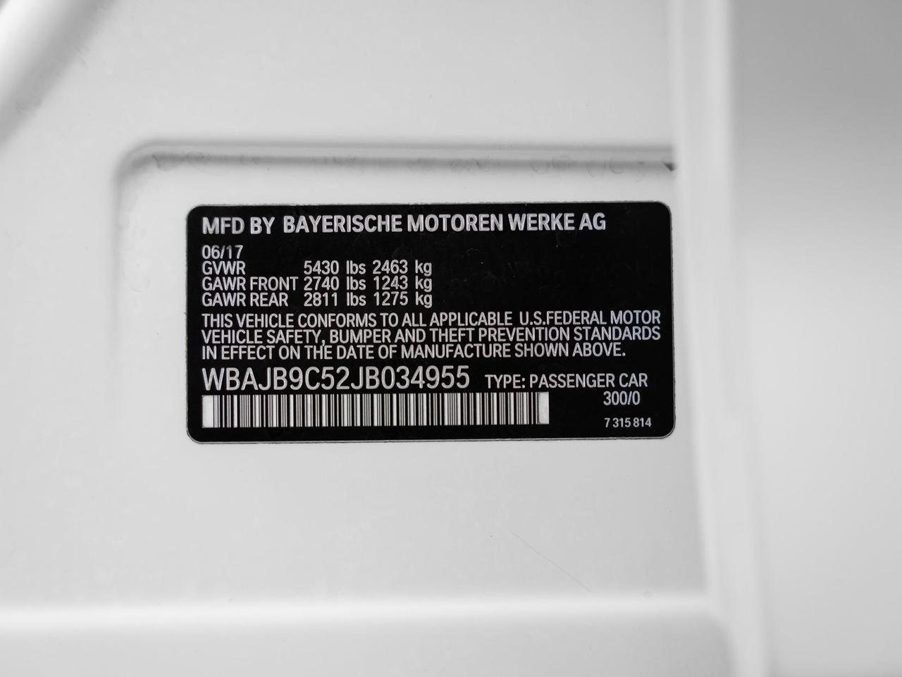 2018 BMW 5 Series M550i xDrive Ft Lauderdale FL