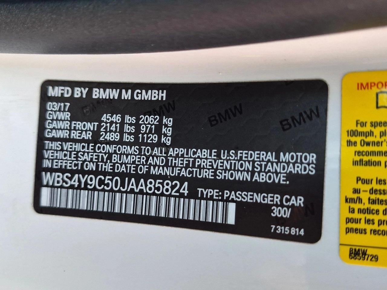 2018 BMW M4 Roseville CA