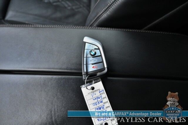 2018 BMW M550i AWD / AutoStart / Executive & Cold Weather Pkg / Heated & Cooled Leather Seats / Heated Steering / Sunroof / NAV / HUD / Harman Kardon Speakers / 22 Inch Blaque Diamond Wheels / Second Set of Rims & Tires Anchorage AK