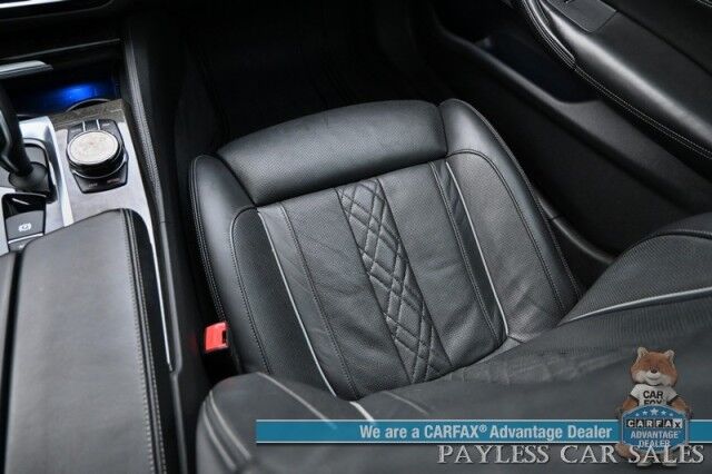 2018 BMW M550i AWD / AutoStart / Executive & Cold Weather Pkg / Heated & Cooled Leather Seats / Heated Steering / Sunroof / NAV / HUD / Harman Kardon Speakers / 22 Inch Blaque Diamond Wheels / Second Set of Rims & Tires Anchorage AK