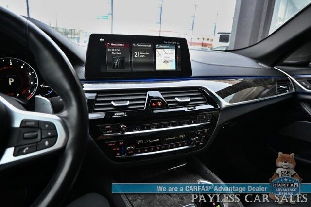 2018 BMW M550i AWD / AutoStart / Executive & Cold Weather Pkg / Heated & Cooled Leather Seats / Heated Steering / Sunroof / NAV / HUD / Harman Kardon Speakers / 22 Inch Blaque Diamond Wheels / Second Set of Rims & Tires Anchorage AK