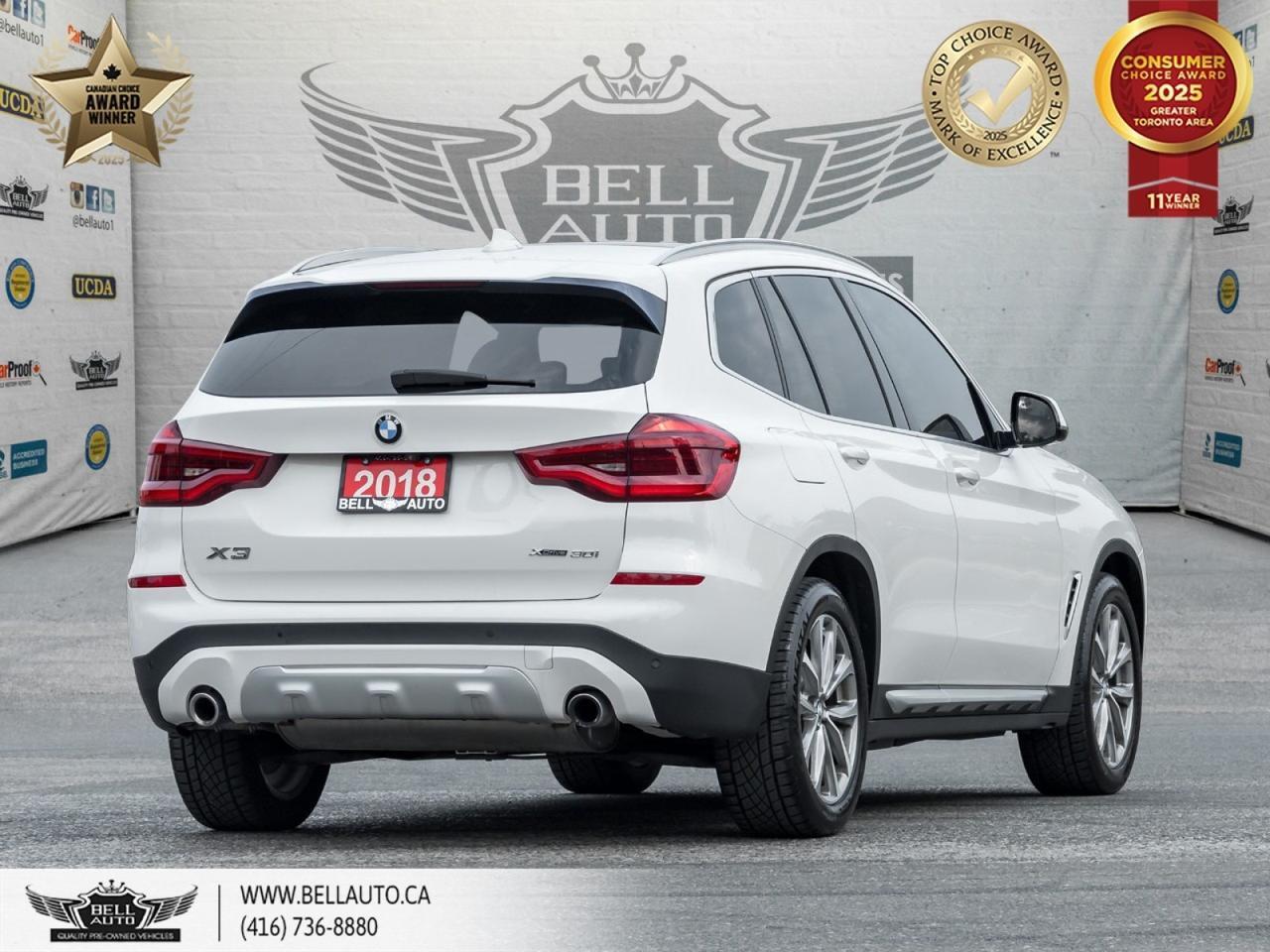 2018 BMW X3 xDrive30i HUD PANO ROOF NAVI BACKUPCAM LEATHER NOACCIDENT Toronto ON
