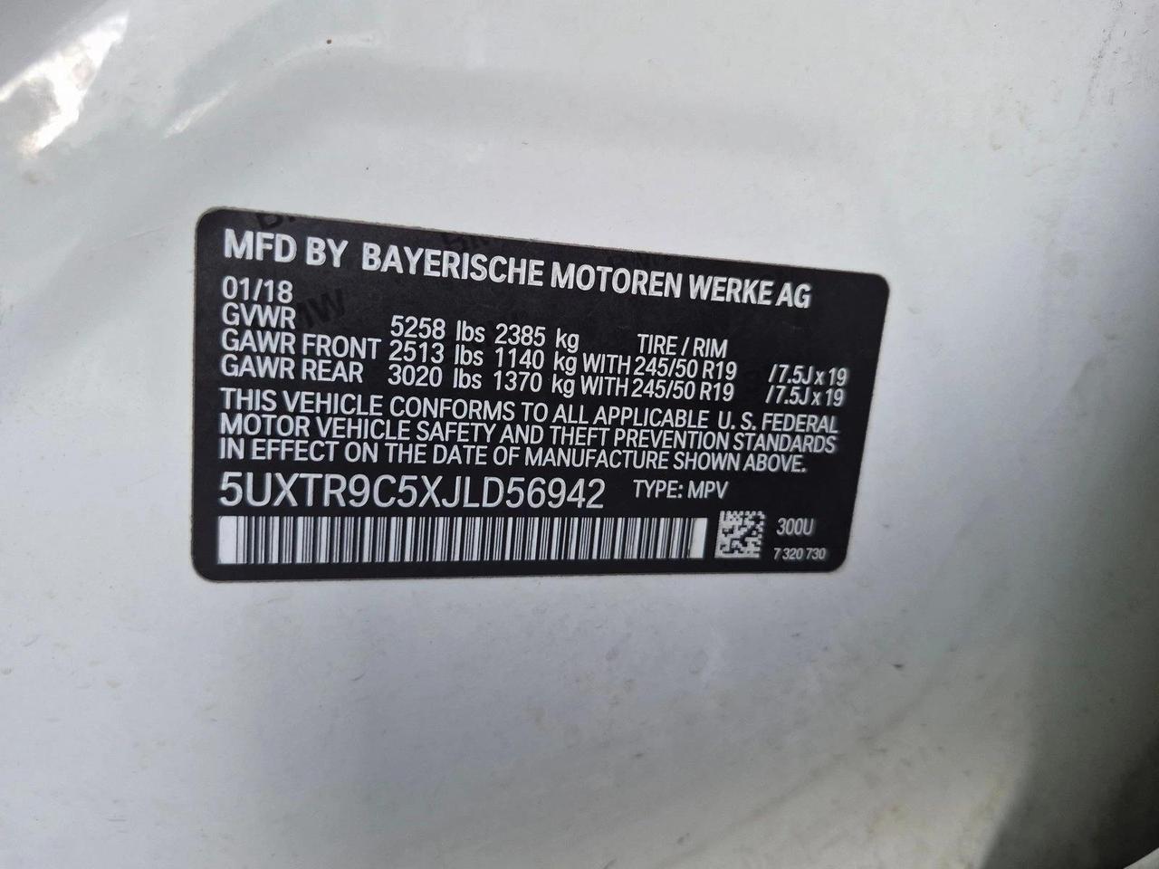 2018 BMW X3 xDrive30i Roseville CA