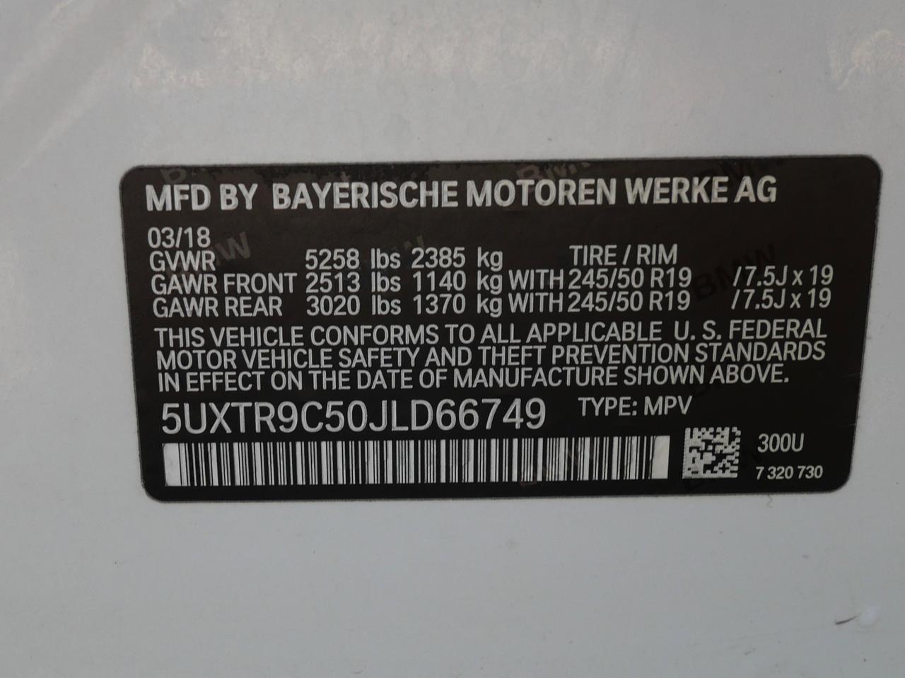 2018 BMW X3 xDrive30i San Juan TX