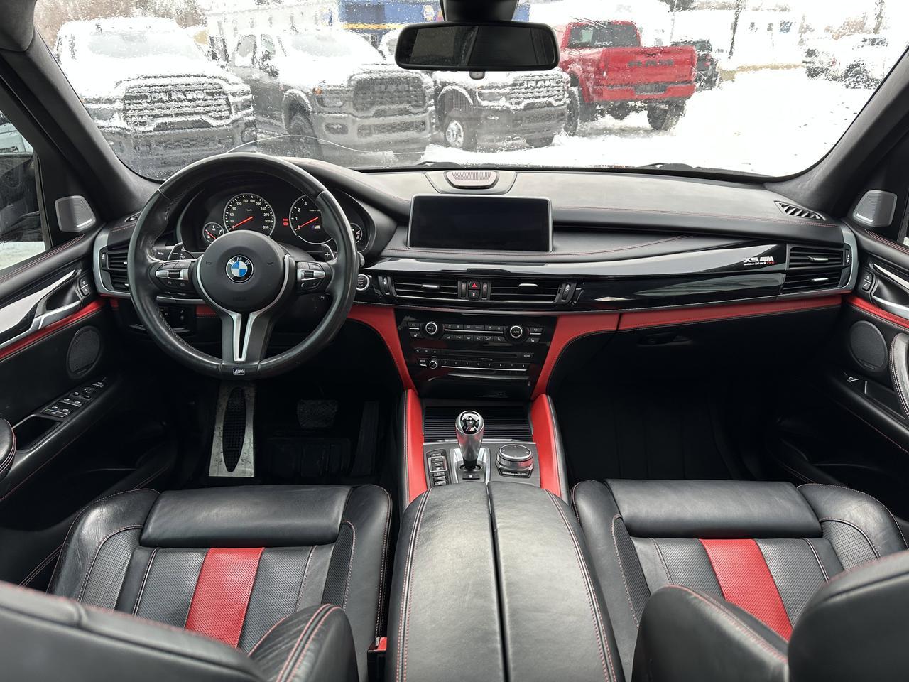 2018 BMW X5 M Twin Turbo V8 | Black Fire Edition | 1/25 In Canada | Pano Roof | Dynamic Suspension | Leather Redwater AB