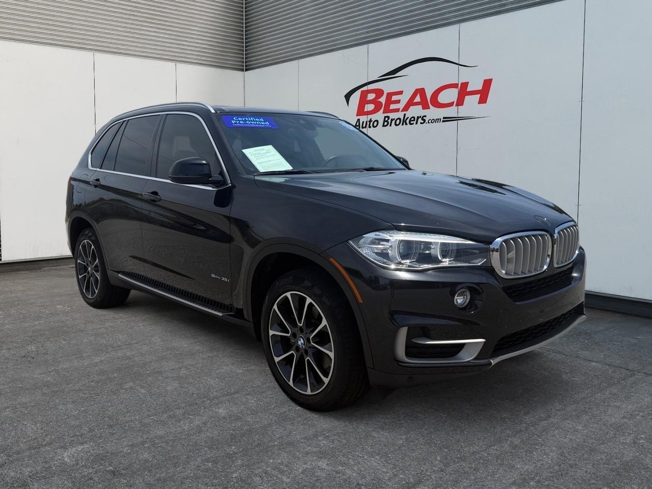 2018 BMW X5 sDrive35i, HEATED SEATS, MOONROOF, POWER LIFTGATE, BACKUP CAMERA, BLUETOOTH, POWER MIRRORS, CLEAN CARFAX, ONLY 1 OWNER!