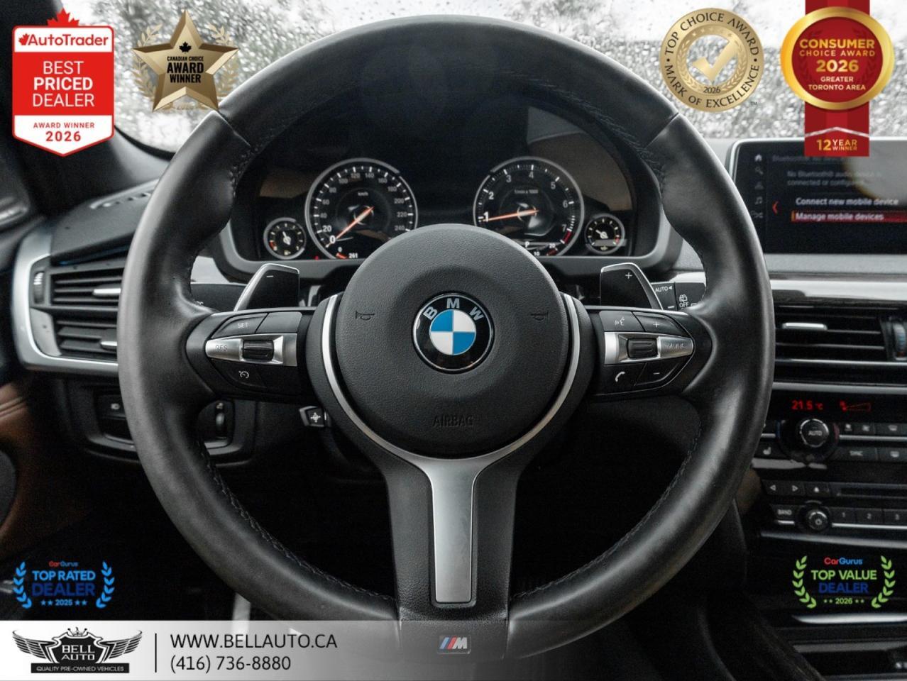 2018 BMW X5 xDrive35i | M-SPORT | NAVI | B.CAM | PANO| HARMAN | NOACCIDENT Toronto ON