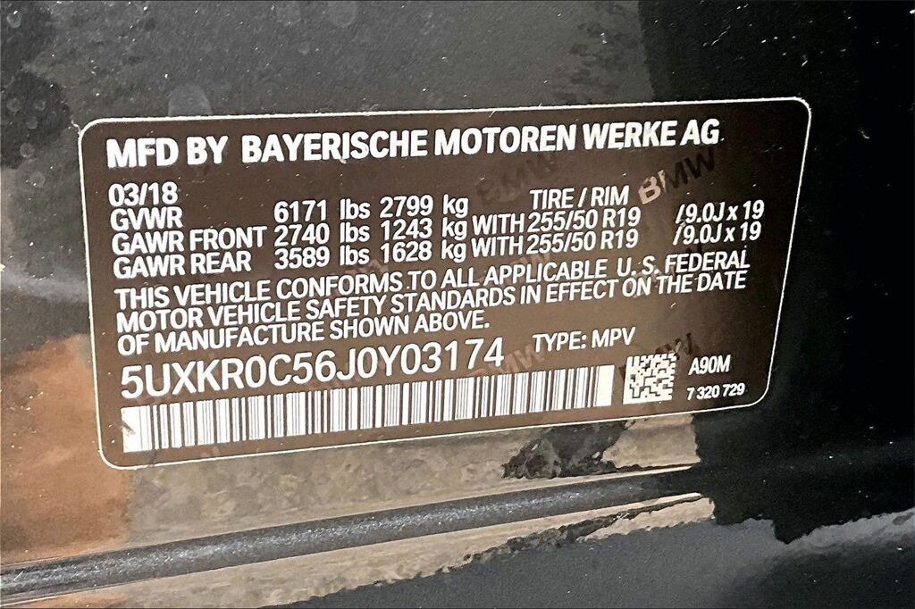 2018 BMW X5 xDrive35i OR