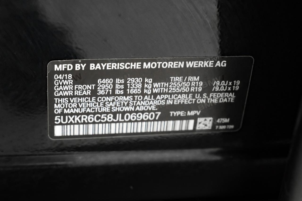 2018 BMW X5 xDrive50i AWD PREMIUM PKG BLIND SPOT ASSIST LANE DEPARTURE HARMAN KARDON NAVIGATION PANORAMA Carrollton TX