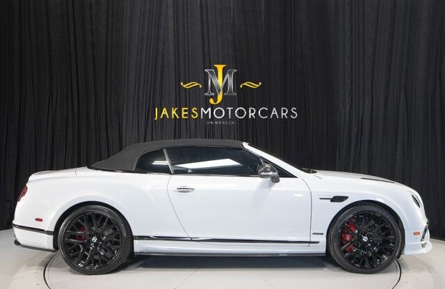 2018 Bentley Continental GTC Supersports Convertible ($345,490 MSRP!!) *RARE CAR* *CARBON CERAMIC BRAKES* *CARBON FIBER EVERYWHERE ON EXTERIOR* San Diego CA