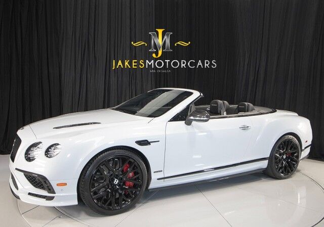 2018 Bentley Continental GTC Supersports Convertible ($345,490 MSRP!!) *RARE CAR* *CARBON CERAMIC BRAKES* *CARBON FIBER EVERYWHERE ON EXTERIOR*