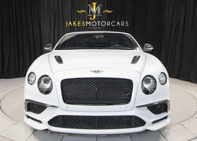 2018 Bentley Continental GTC Supersports Convertible ($345,490 MSRP!!) *RARE CAR* *CARBON CERAMIC BRAKES* *CARBON FIBER EVERYWHERE ON EXTERIOR* San Diego CA
