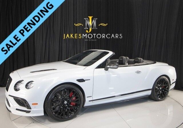 2018 Bentley Continental GTC Supersports Convertible ($345,490 MSRP!!) *RARE CAR* *CARBON CERAMIC BRAKES*