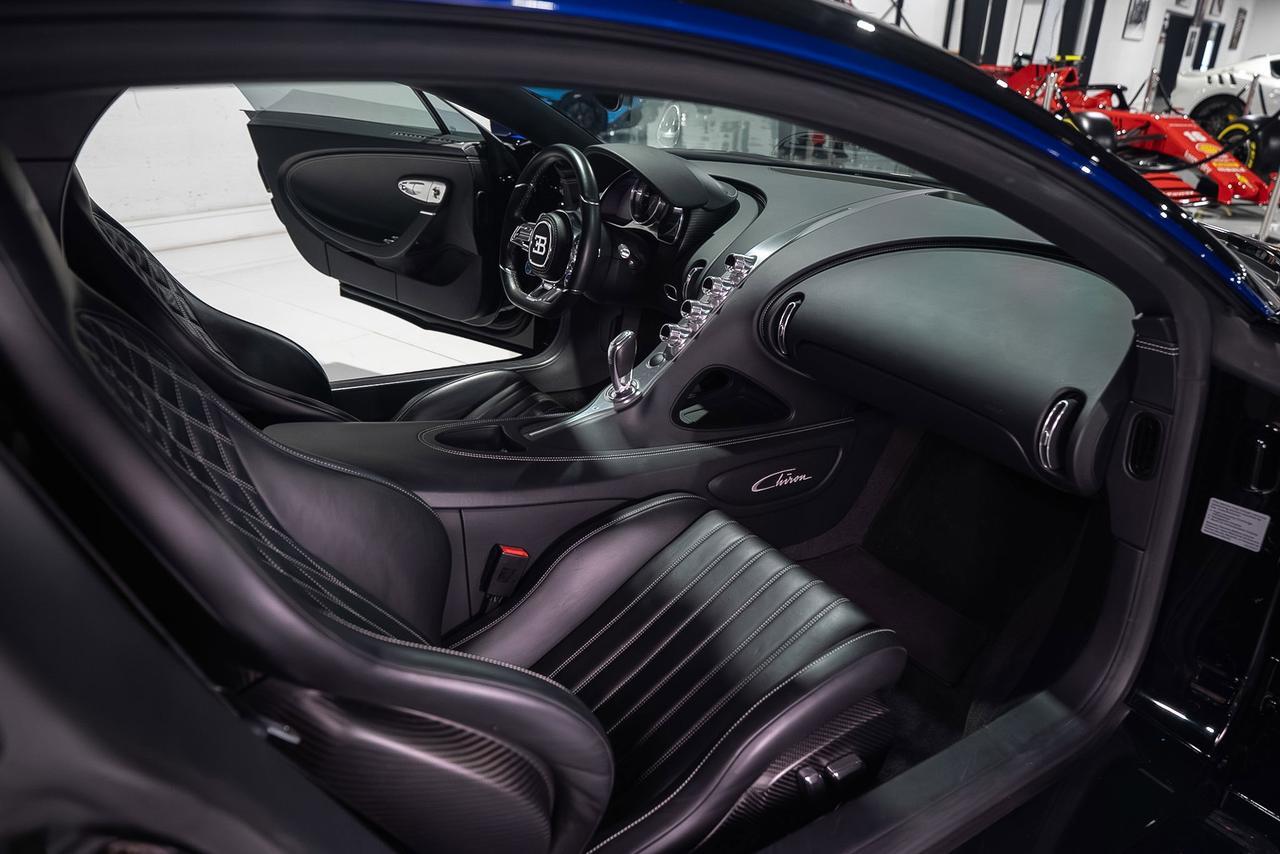 2018 Bugatti Chiron Nocturne paint, Sprint Blue Effect accenting, Beluga Black leather interior AND MUCH MORE!!! Fort Lauderdale FL