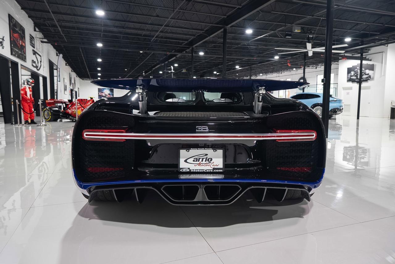 2018 Bugatti Chiron Nocturne paint, Sprint Blue Effect accenting, Beluga Black leather interior AND MUCH MORE!!! Fort Lauderdale FL