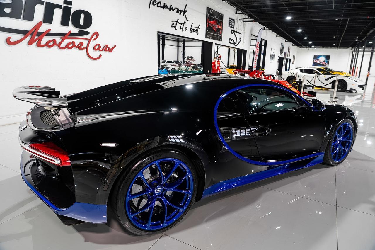 2018 Bugatti Chiron Nocturne paint, Sprint Blue Effect accenting, Beluga Black leather interior AND MUCH MORE!!! Fort Lauderdale FL