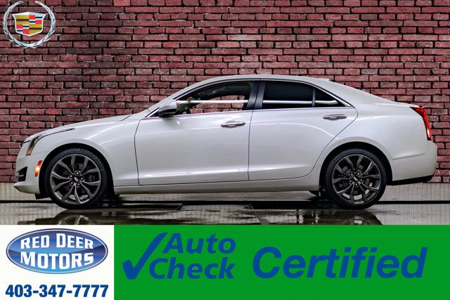 2018 Cadillac ATS AWD Luxury Leather Roof BCam Red Deer AB