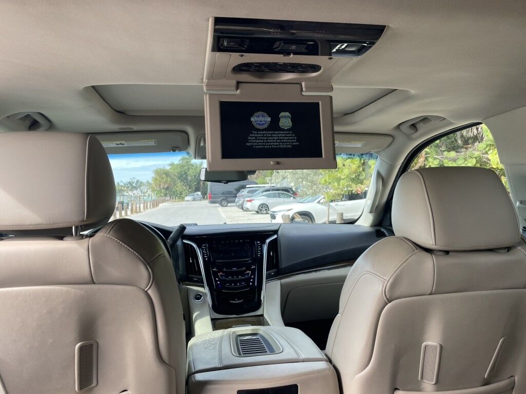 2018 Cadillac Escalade ESV Premium Luxury~CLEAN CARFAX~4X4~ADAPTIVE CRUISE CONTROL~BLIND SPOT WARNING~CHROME ROOF RACK~DRIVER ASSISTANCE PACKAGE~HEATED SEATS~KEYLESS ENTRY~LUXURY PACKAGE~REMOTE ENGINE START~RUNNING BOARDS~TRAILER HITCH Sarasota FL