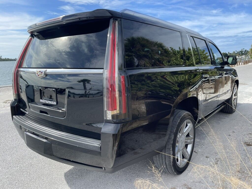 2018 Cadillac Escalade ESV Premium Luxury~CLEAN CARFAX~4X4~ADAPTIVE CRUISE CONTROL~BLIND SPOT WARNING~CHROME ROOF RACK~DRIVER ASSISTANCE PACKAGE~HEATED SEATS~KEYLESS ENTRY~LUXURY PACKAGE~REMOTE ENGINE START~RUNNING BOARDS~TRAILER HITCH Sarasota FL