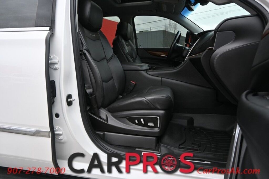 2018 Cadillac Escalade Luxury - 4X4 - Auto Start - Front & Rear Heated Leather Seats - Heated Steering - Sunroof - Navigation - Bose Speakers - Bluetooth - 360 Camera - Lane Departure & Blind Spot Alert - HUD - Power 3rd Row - Seats 7 - Keyless Entry & Start - Tow Pkg Anchorage AK