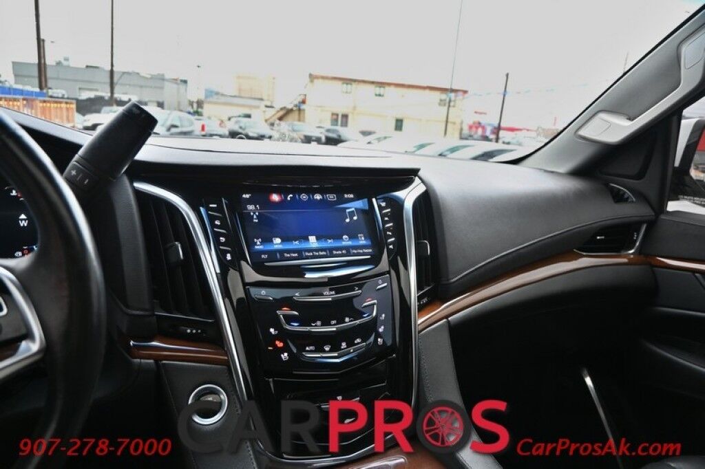 2018 Cadillac Escalade Luxury - 4X4 - Auto Start - Front & Rear Heated Leather Seats - Heated Steering - Sunroof - Navigation - Bose Speakers - Bluetooth - 360 Camera - Lane Departure & Blind Spot Alert - HUD - Power 3rd Row - Seats 7 - Keyless Entry & Start - Tow Pkg Anchorage AK