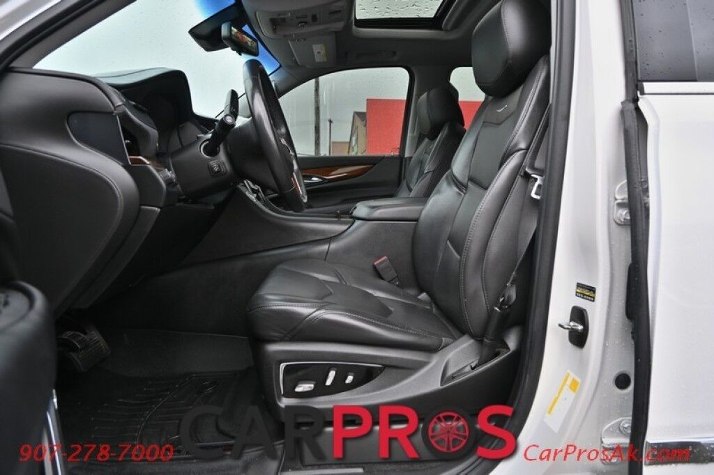 2018 Cadillac Escalade Luxury - 4X4 - Auto Start - Front & Rear Heated Leather Seats - Heated Steering - Sunroof - Navigation - Bose Speakers - Bluetooth - 360 Camera - Lane Departure & Blind Spot Alert - HUD - Power 3rd Row - Seats 7 - Keyless Entry & Start - Tow Pkg Anchorage AK