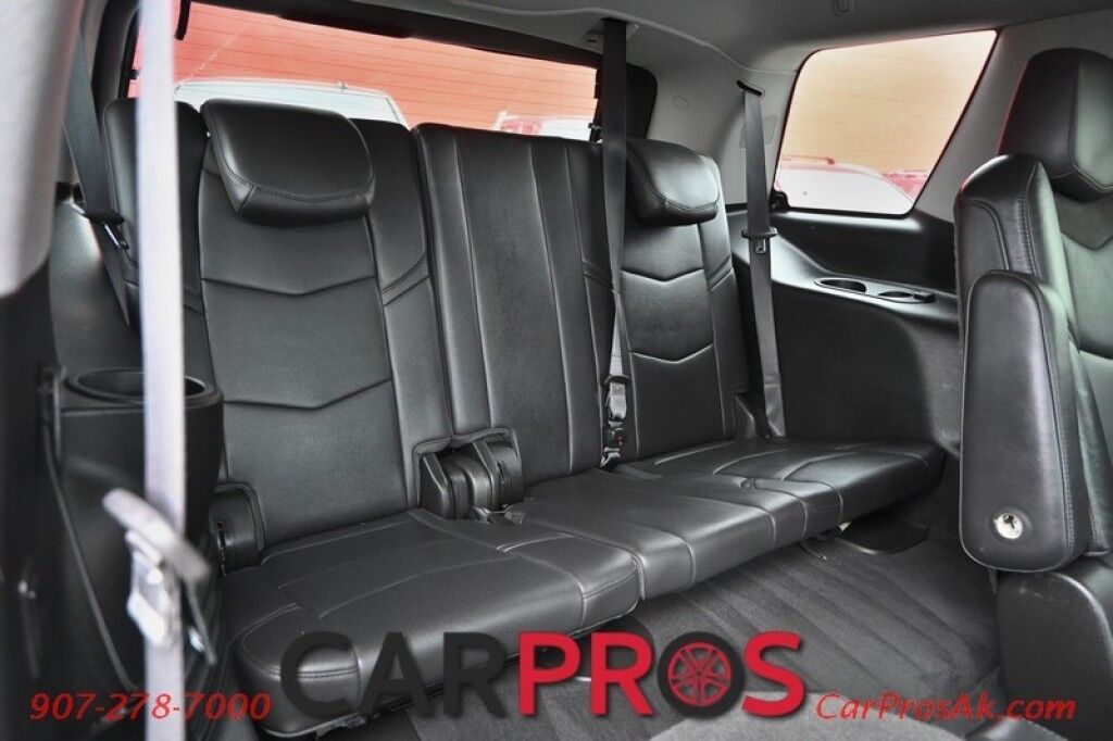 2018 Cadillac Escalade Luxury - 4X4 - Auto Start - Front & Rear Heated Leather Seats - Heated Steering - Sunroof - Navigation - Bose Speakers - Bluetooth - 360 Camera - Lane Departure & Blind Spot Alert - HUD - Power 3rd Row - Seats 7 - Keyless Entry & Start - Tow Pkg Anchorage AK
