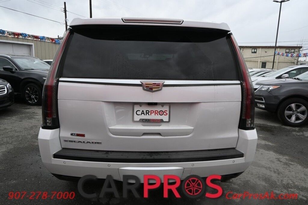 2018 Cadillac Escalade Luxury - 4X4 - Auto Start - Front & Rear Heated Leather Seats - Heated Steering - Sunroof - Navigation - Bose Speakers - Bluetooth - 360 Camera - Lane Departure & Blind Spot Alert - HUD - Power 3rd Row - Seats 7 - Keyless Entry & Start - Tow Pkg Anchorage AK
