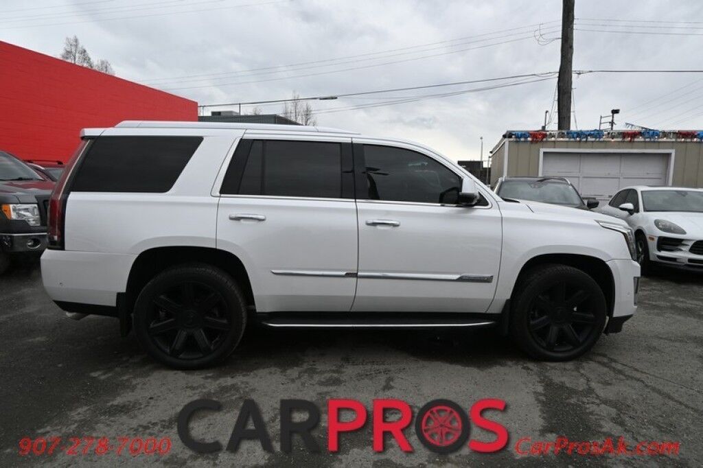 2018 Cadillac Escalade Luxury - 4X4 - Auto Start - Front & Rear Heated Leather Seats - Heated Steering - Sunroof - Navigation - Bose Speakers - Bluetooth - 360 Camera - Lane Departure & Blind Spot Alert - HUD - Power 3rd Row - Seats 7 - Keyless Entry & Start - Tow Pkg Anchorage AK