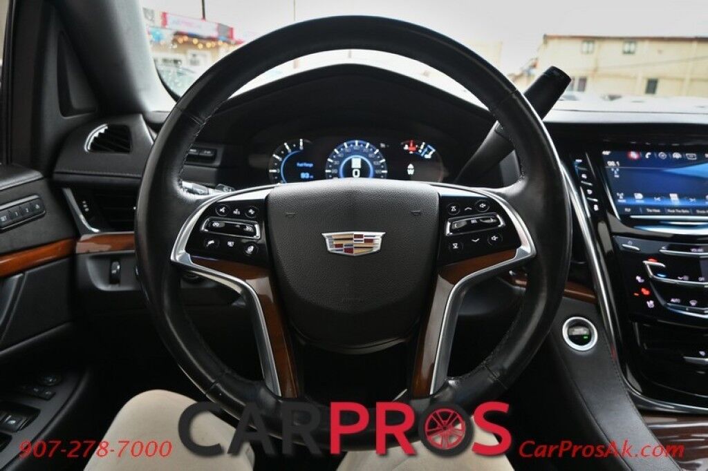 2018 Cadillac Escalade Luxury - 4X4 - Auto Start - Front & Rear Heated Leather Seats - Heated Steering - Sunroof - Navigation - Bose Speakers - Bluetooth - 360 Camera - Lane Departure & Blind Spot Alert - HUD - Power 3rd Row - Seats 7 - Keyless Entry & Start - Tow Pkg Anchorage AK