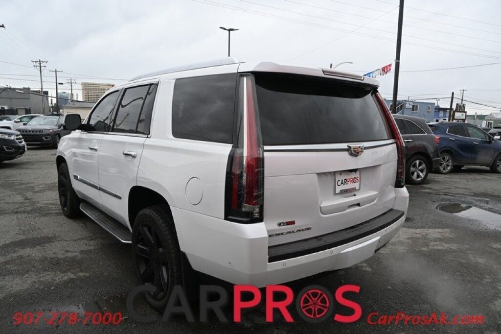 2018 Cadillac Escalade Luxury - 4X4 - Auto Start - Front & Rear Heated Leather Seats - Heated Steering - Sunroof - Navigation - Bose Speakers - Bluetooth - 360 Camera - Lane Departure & Blind Spot Alert - HUD - Power 3rd Row - Seats 7 - Keyless Entry & Start - Tow Pkg Anchorage AK