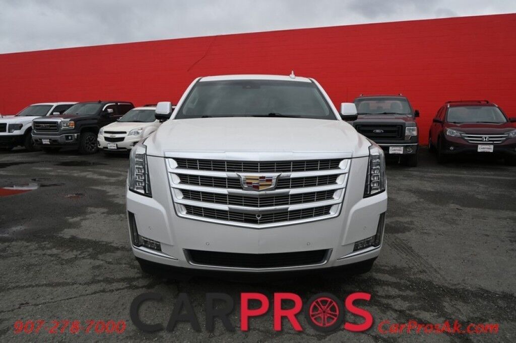 2018 Cadillac Escalade Luxury - 4X4 - Auto Start - Front & Rear Heated Leather Seats - Heated Steering - Sunroof - Navigation - Bose Speakers - Bluetooth - 360 Camera - Lane Departure & Blind Spot Alert - HUD - Power 3rd Row - Seats 7 - Keyless Entry & Start - Tow Pkg
