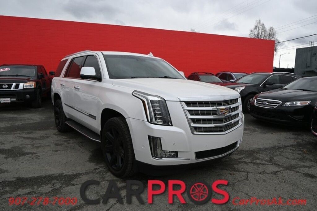 2018 Cadillac Escalade Luxury - 4X4 - Auto Start - Front & Rear Heated Leather Seats - Heated Steering - Sunroof - Navigation - Bose Speakers - Bluetooth - 360 Camera - Lane Departure & Blind Spot Alert - HUD - Power 3rd Row - Seats 7 - Keyless Entry & Start - Tow Pkg