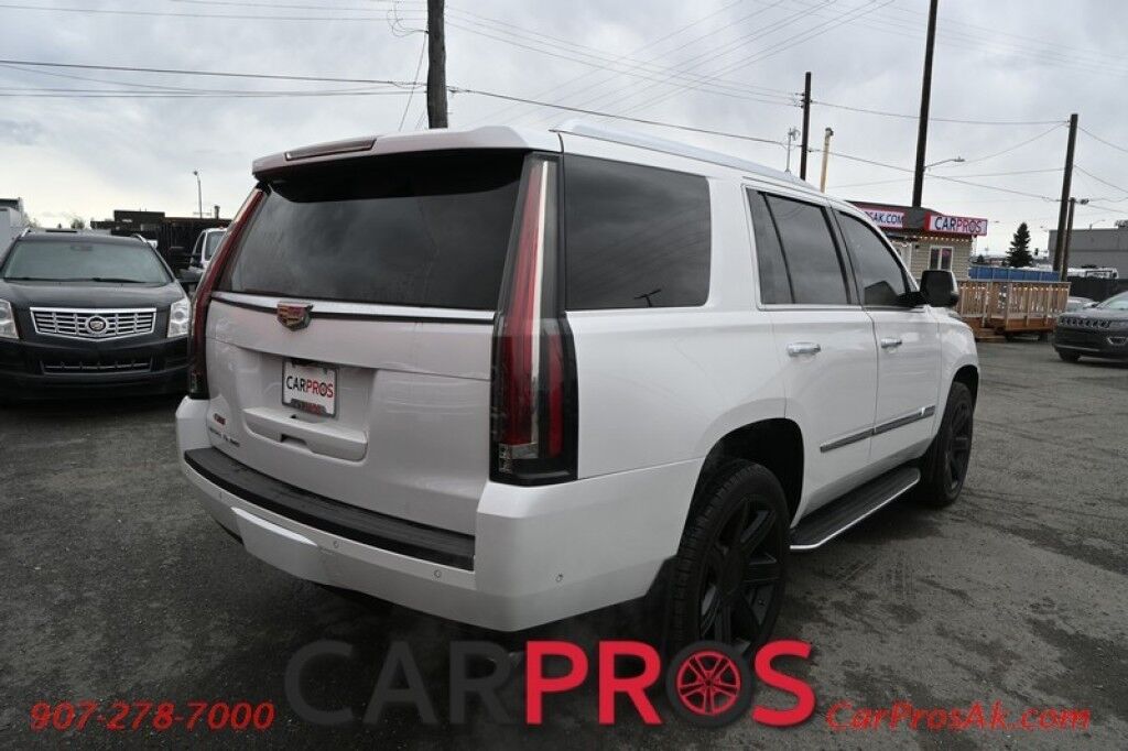2018 Cadillac Escalade Luxury - 4X4 - Auto Start - Front & Rear Heated Leather Seats - Heated Steering - Sunroof - Navigation - Bose Speakers - Bluetooth - 360 Camera - Lane Departure & Blind Spot Alert - HUD - Power 3rd Row - Seats 7 - Keyless Entry & Start - Tow Pkg Anchorage AK