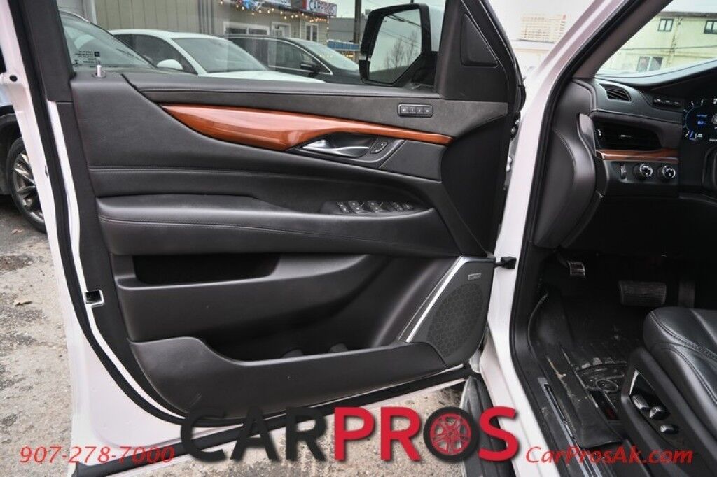 2018 Cadillac Escalade Luxury - 4X4 - Auto Start - Front & Rear Heated Leather Seats - Heated Steering - Sunroof - Navigation - Bose Speakers - Bluetooth - 360 Camera - Lane Departure & Blind Spot Alert - HUD - Power 3rd Row - Seats 7 - Keyless Entry & Start - Tow Pkg Anchorage AK