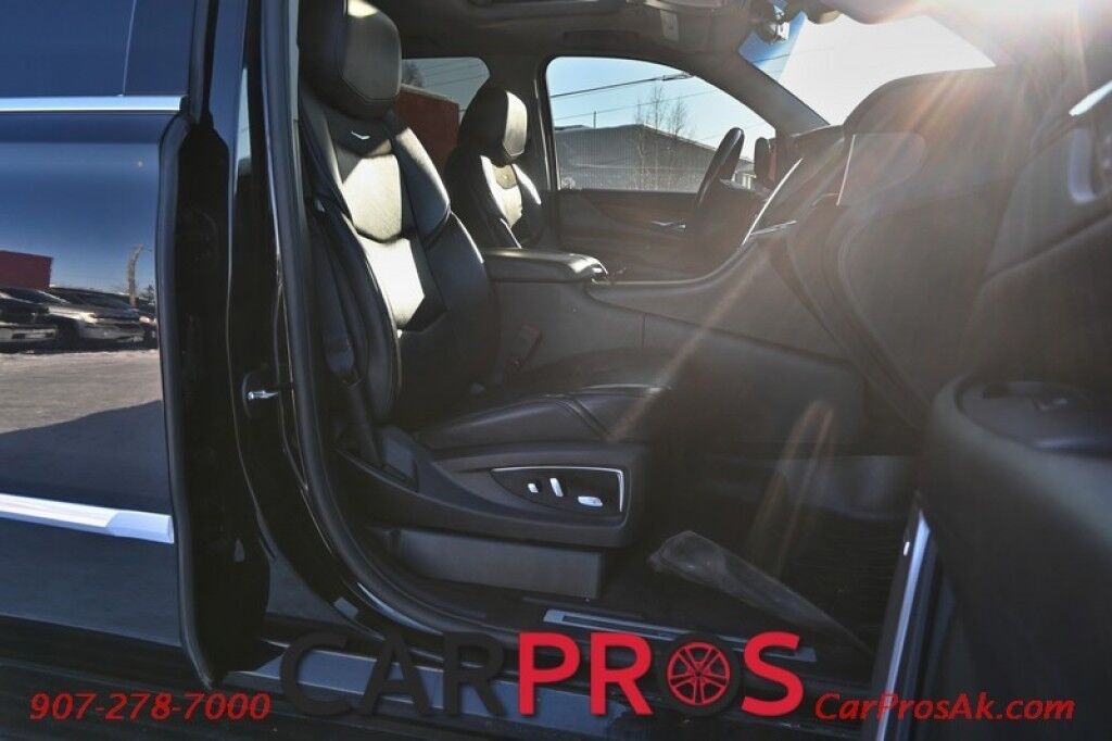 2018 Cadillac Escalade Luxury - 6.2L V8 - 4X4 - Heated & Cooled Leather Seats - 2nd Row Heated Seats - Heated Steering Wheel - 3rd Row - Seats 7 - Remote Start - Bose Sound System - HUD - NAV - Bluetooth - 360 Backup Camera - Sunroof - Tow Pkg Anchorage AK