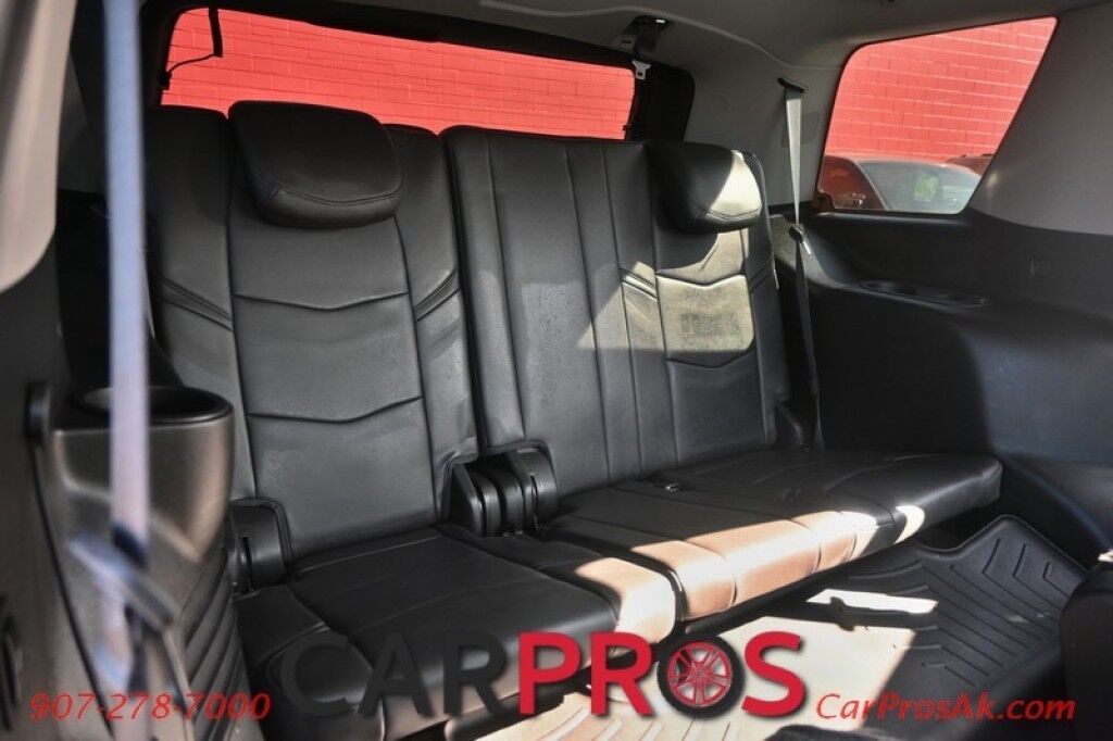 2018 Cadillac Escalade Luxury - 6.2L V8 - 4X4 - Heated & Cooled Leather Seats - 2nd Row Heated Seats - Heated Steering Wheel - 3rd Row - Seats 7 - Remote Start - Bose Sound System - HUD - NAV - Bluetooth - 360 Backup Camera - Sunroof - Tow Pkg Anchorage AK