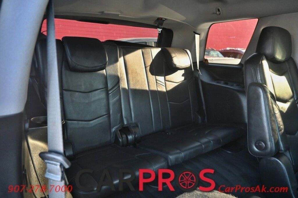 2018 Cadillac Escalade Luxury - 6.2L V8 - 4X4 - Heated & Cooled Leather Seats - 2nd Row Heated Seats - Heated Steering Wheel - 3rd Row - Seats 7 - Remote Start - Bose Sound System - HUD - NAV - Bluetooth - 360 Backup Camera - Sunroof - Tow Pkg Anchorage AK