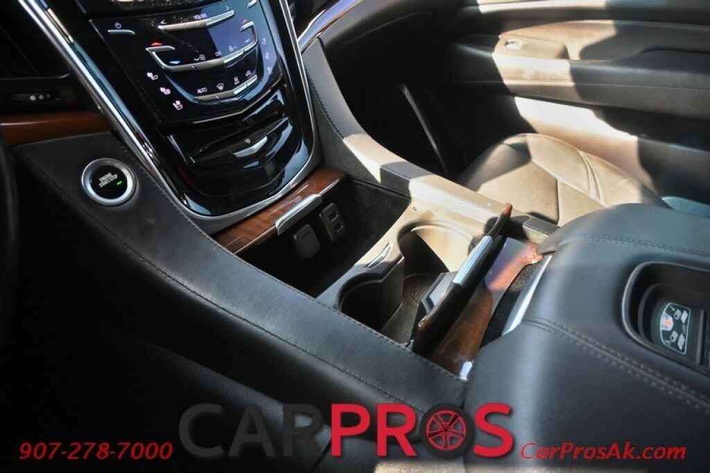 2018 Cadillac Escalade Luxury - 6.2L V8 - 4X4 - Heated & Cooled Leather Seats - 2nd Row Heated Seats - Heated Steering Wheel - 3rd Row - Seats 7 - Remote Start - Bose Sound System - HUD - NAV - Bluetooth - 360 Backup Camera - Sunroof - Tow Pkg Anchorage AK