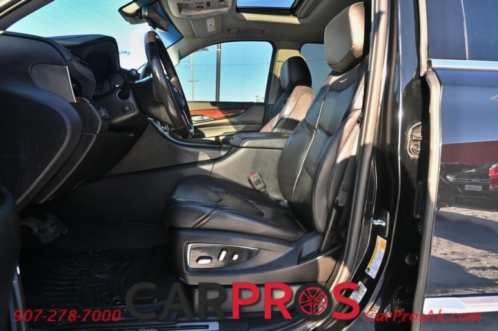 2018 Cadillac Escalade Luxury - 6.2L V8 - 4X4 - Heated & Cooled Leather Seats - 2nd Row Heated Seats - Heated Steering Wheel - 3rd Row - Seats 7 - Remote Start - Bose Sound System - HUD - NAV - Bluetooth - 360 Backup Camera - Sunroof - Tow Pkg Anchorage AK