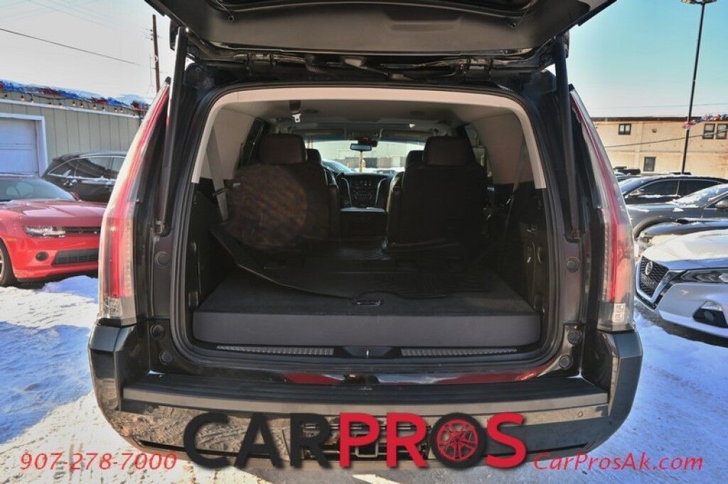 2018 Cadillac Escalade Luxury - 6.2L V8 - 4X4 - Heated & Cooled Leather Seats - 2nd Row Heated Seats - Heated Steering Wheel - 3rd Row - Seats 7 - Remote Start - Bose Sound System - HUD - NAV - Bluetooth - 360 Backup Camera - Sunroof - Tow Pkg Anchorage AK