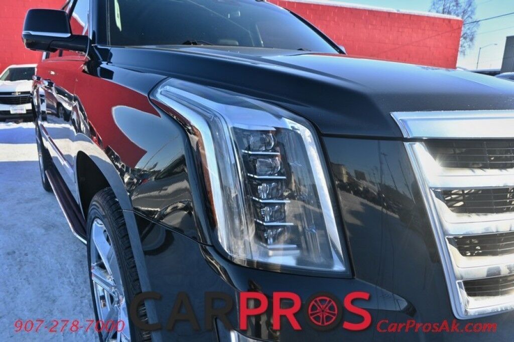 2018 Cadillac Escalade Luxury - 6.2L V8 - 4X4 - Heated & Cooled Leather Seats - 2nd Row Heated Seats - Heated Steering Wheel - 3rd Row - Seats 7 - Remote Start - Bose Sound System - HUD - NAV - Bluetooth - 360 Backup Camera - Sunroof - Tow Pkg Anchorage AK