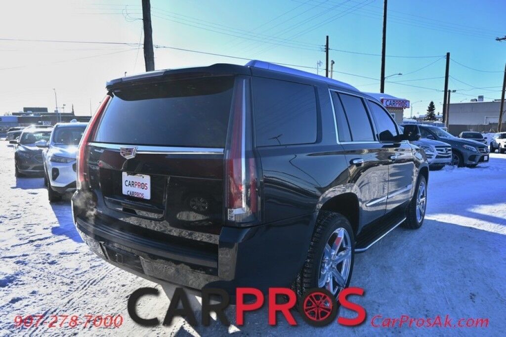 2018 Cadillac Escalade Luxury - 6.2L V8 - 4X4 - Heated & Cooled Leather Seats - 2nd Row Heated Seats - Heated Steering Wheel - 3rd Row - Seats 7 - Remote Start - Bose Sound System - HUD - NAV - Bluetooth - 360 Backup Camera - Sunroof - Tow Pkg Anchorage AK
