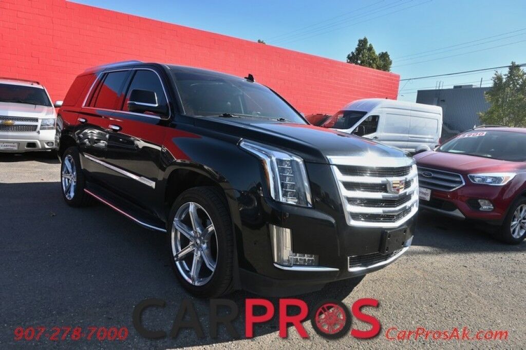 2018 Cadillac Escalade Luxury - 6.2L V8 - 4X4 - Heated & Cooled Leather Seats - 2nd Row Heated Seats - Heated Steering Wheel - 3rd Row - Seats 7 - Remote Start - Bose Sound System - HUD - NAV - Bluetooth - 360 Backup Camera - Sunroof - Tow Pkg Anchorage AK