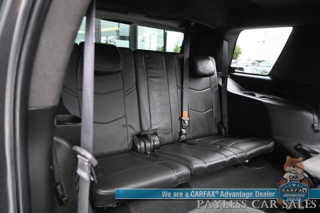 2018 Cadillac Escalade Platinum / 4X4 / Auto Start / Heated & Cooled Seats / Heated Steering / NAV / Bose Speakers / Sunroof / Adaptive Cruise / Lane Depart & Blind Spot / Apple CarPlay & Android Auto / HUD / 3rd Row / Seats 7 / Tow Pkg Anchorage AK